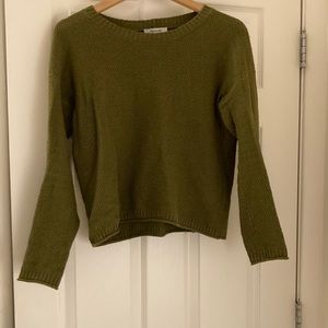 Madewell Green pullover sweater